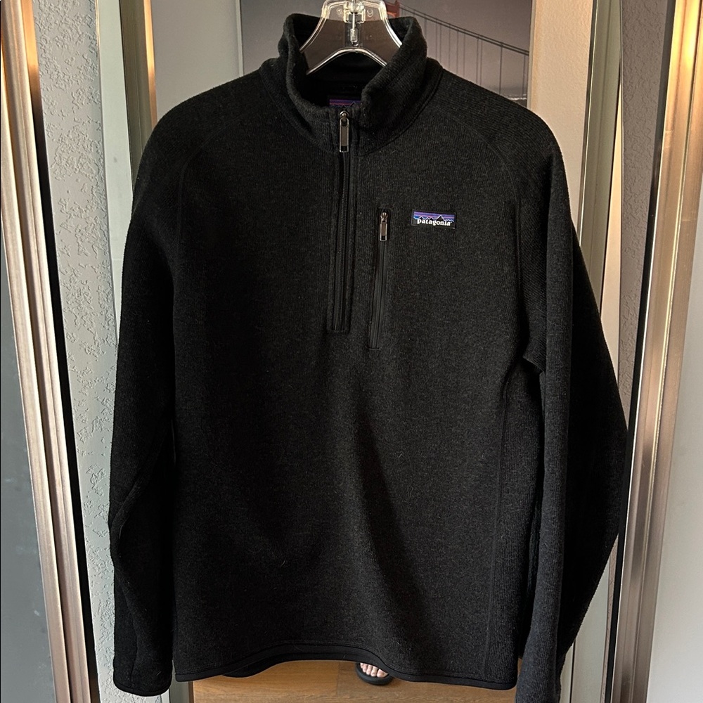 Patagonia Black Fleece Quarter-Zip Pullover